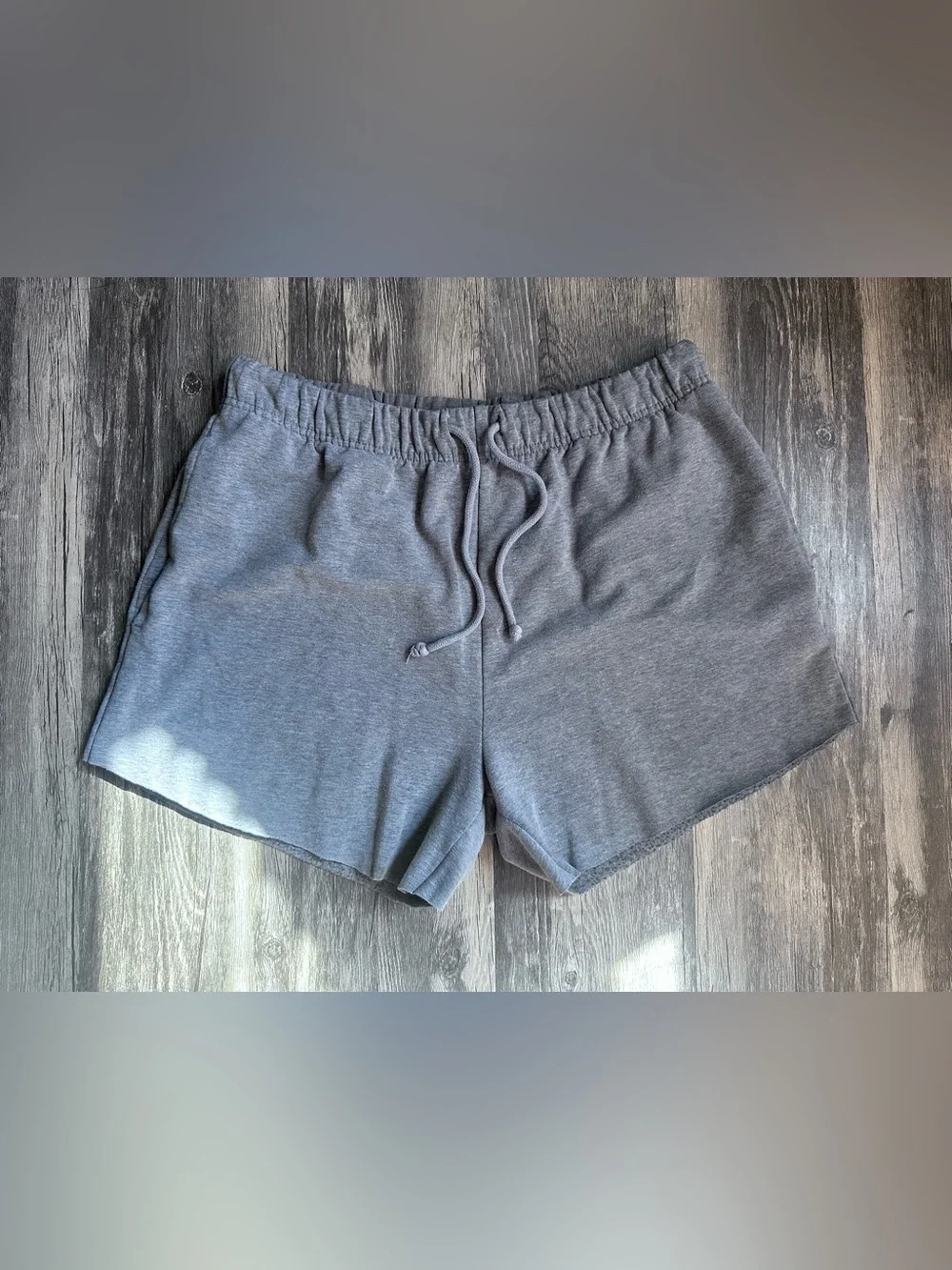 Aeropostale Women’s Gray Cotton Sweat Shorts – Size Medium Lounge Shorts
